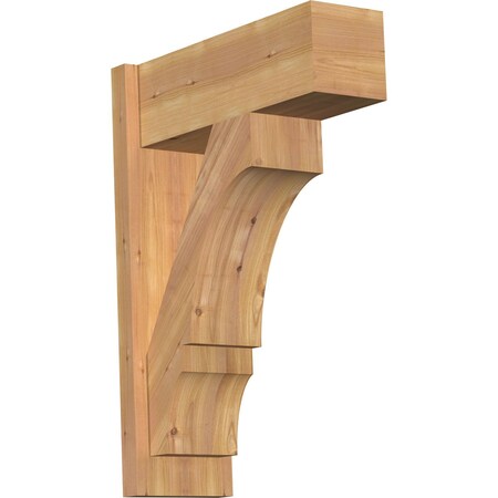 Ekena Millwork Balboa Block Smooth Outlooker, Western Red Cedar, 7 1/2"W x 20"D x 28"H OUT08X20X28BOA05SWR